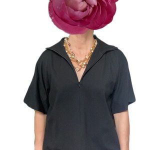 Rosetta Getty - zip turtleneck mini dress